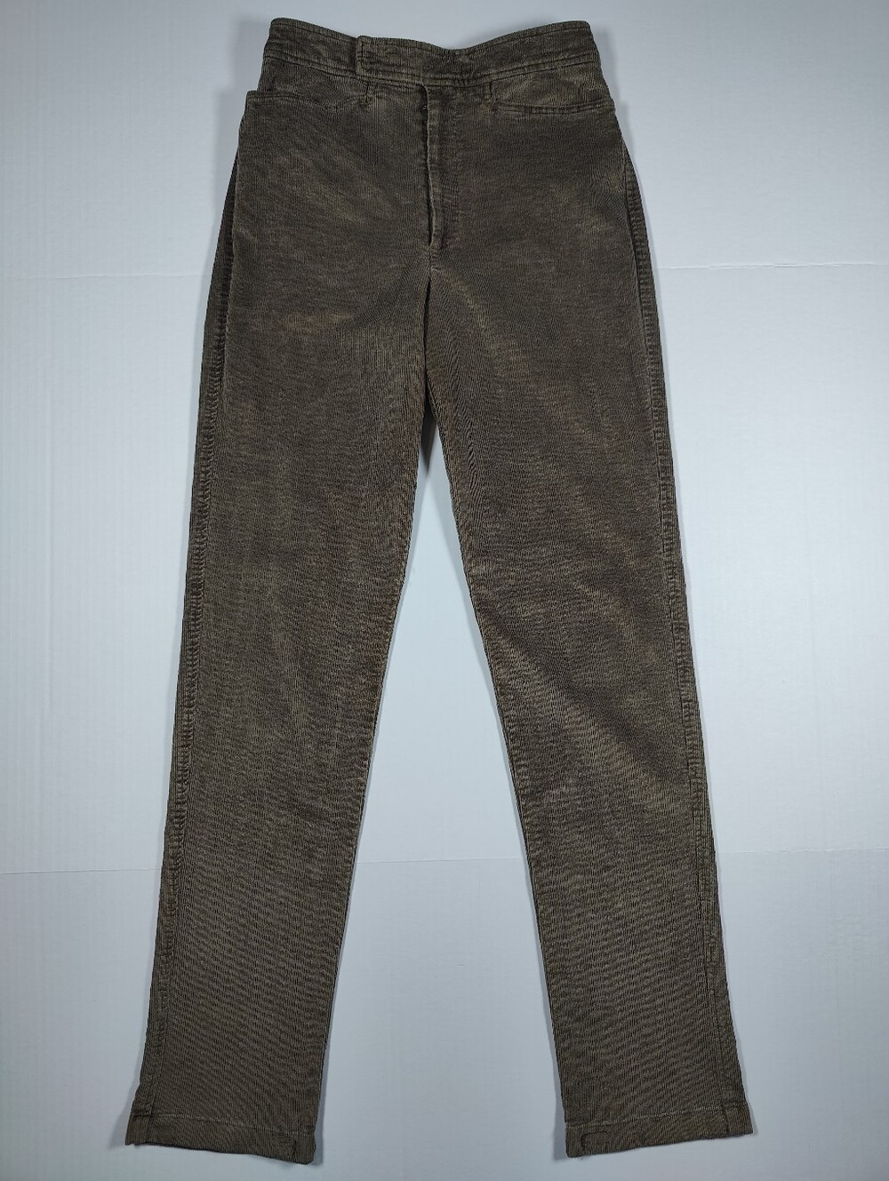 Vintage Ralph Ralph Lauren Women Corduroy Tan Pants Size 4 (26x32) Made In USA